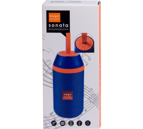 Колонка с Bluetooth 5.0 Belsis Magic Acoustic Sonata синяя SK1011BE