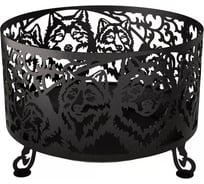 Костровая чаша PALITRA TECHNOLOGY Волк 50440-14-ST3