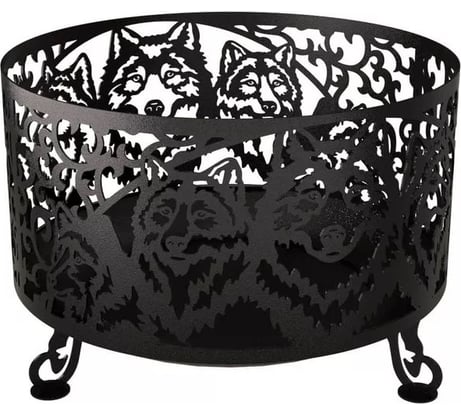 Костровая чаша PALITRA TECHNOLOGY Волк 50440-14-ST3