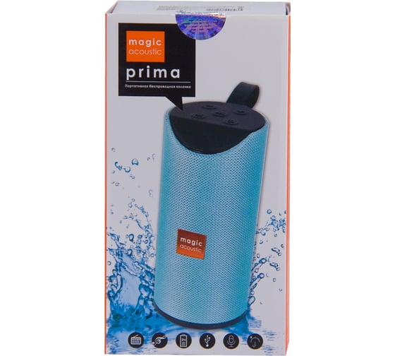 Колонка с Bluetooth 5.0 Belsis Magic Acoustic Prima, USB, TF-card, FM-радио, зеленый SK1013GN