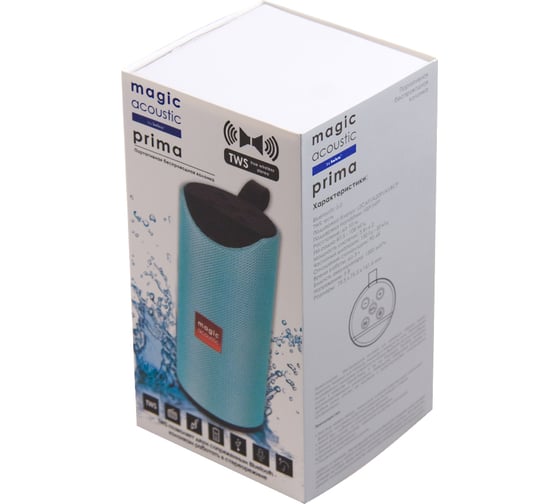 Колонка с Bluetooth 5.0 Belsis Magic Acoustic Prima, USB, TF-card, FM-радио, черный SK1013BK
