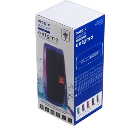 Колонка с Bluetooth 5.0 Belsis Magic Acoustic Enigma, USB, TF-card, FM-радио, красный SK1012R