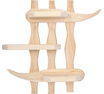 Полка Банные Штучки Бамбук 54х50х9 см, липа 31183