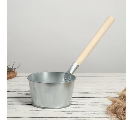 Банный оцинкованный ковш СИМАЛЕНД 1.5 л 192727