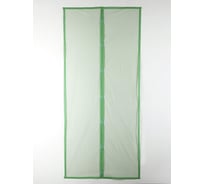 Антимоскитная сетка СИМАЛЕНД 100x210 см, на магнитах, цвет зеленый 4095245