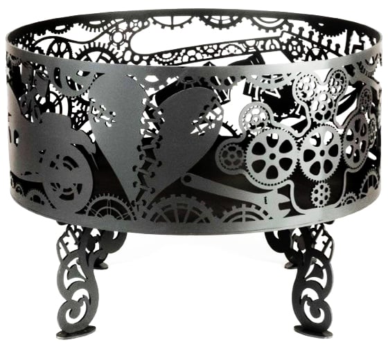 Костровая чаша из металла fire-bowls толщиной 4 мм, диаметр 60 см, Брутальная