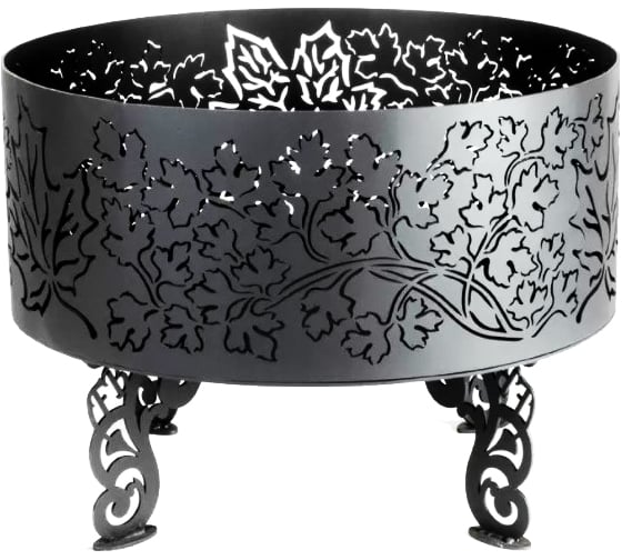 Костровая чаша из металла fire-bowls толщиной 4 мм, диаметр 60 см, Кленовая 1