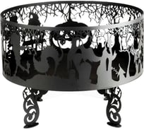 Костровая чаша из металла fire-bowls толщиной 3 мм, диаметр 60 см, Хеллоуин
