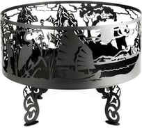 Костровая чаша из металла fire-bowls толщиной 3 мм, диаметр 60 см, Япония