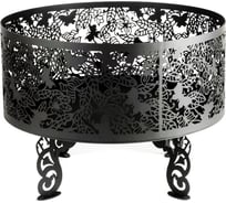 Костровая чаша из металла fire-bowls толщиной 3 мм, диаметр 60 см, Бабочки-3 мм