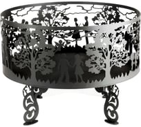 Костровая чаша из металла fire-bowls толщиной 3 мм, диаметр 60 см, Влюбленные