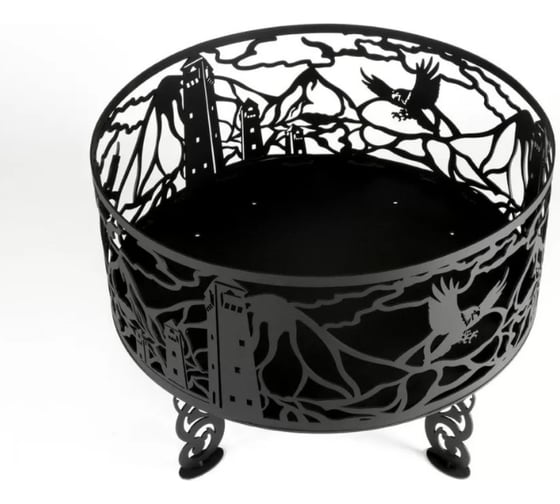 Костровая чаша из металла fire-bowls толщиной 3 мм, диаметр 60 см, Сторожевая башня