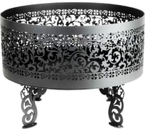 Костровая чаша из металла fire-bowls толщиной 4 мм, диаметр 60 см, Антик барокко