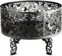 Костровая чаша из металла fire-bowls толщиной 4 мм, диаметр 60 см, Бабочки-4 мм