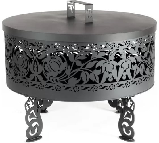 Костровая чаша из металла fire-bowls толщиной 4 мм, диаметр 60 см, Фрезия