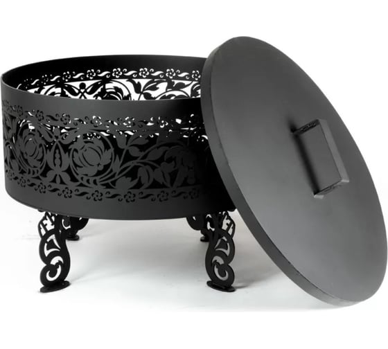 Костровая чаша из металла fire-bowls толщиной 4 мм, диаметр 60 см, Фрезия