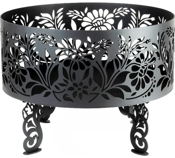 Костровая чаша из металла fire-bowls толщиной 4 мм, диаметр 60 см, Матрикария