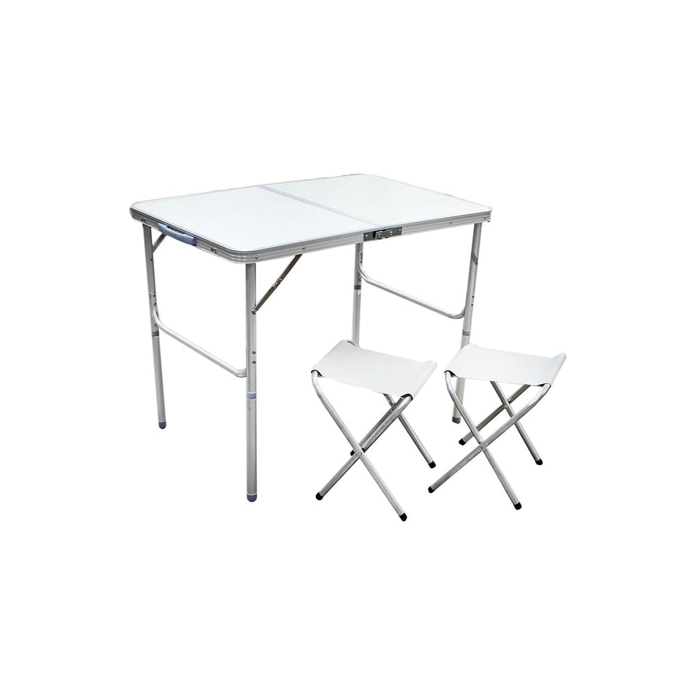 Набор мебели , 2 стула, туристической стол, цвет белый 638211 .