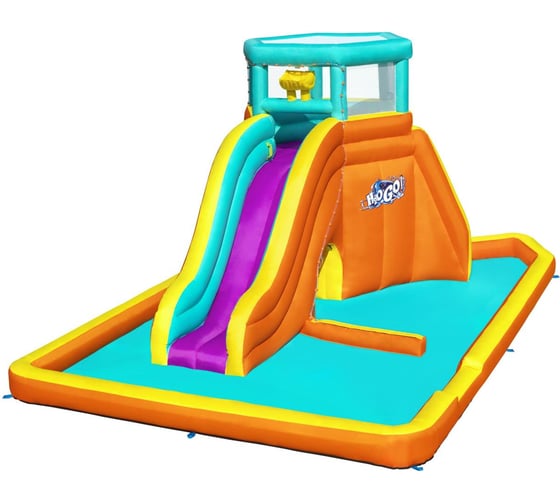 Водный игровой-центр с разбрызгивателем и горкой BestWay Tidal Tower 565x373x265см, до 327кг 53385 BW
