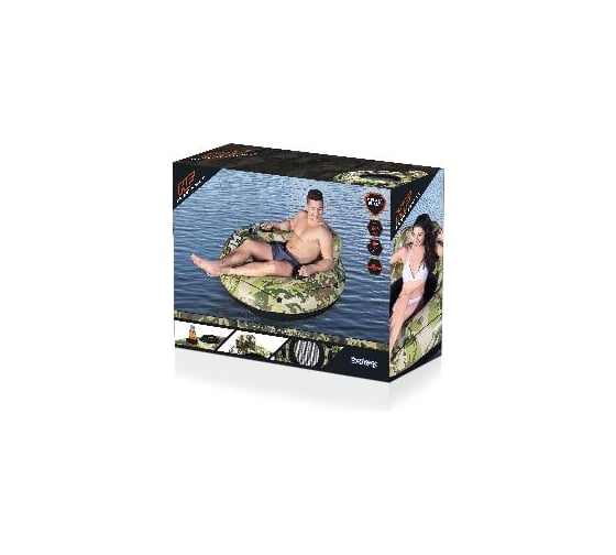Надувной круг-кресло BestWay Camo Cruiser 135 см 43284 BW 006348