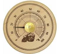 Открытая банная станция ООО Первый термометровый завод круглая, гигрометр СБО-1Г