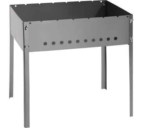 Разборный мангал СОКОЛ 50х35х13.7 см, 1,5 мм, на барашках 62-0060