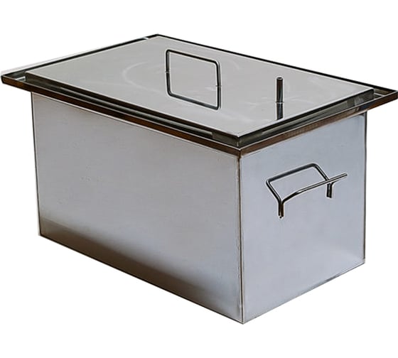 Туристическая коптильня с гидрозатвором FIRE STEEL kop-tourist-50-30-30 1