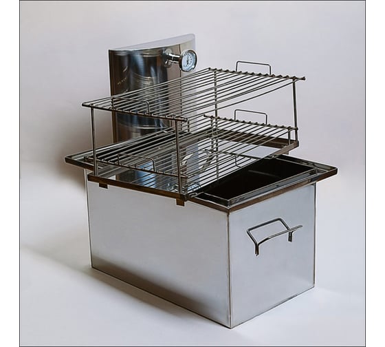 Городская коптильня с гидрозатвором FIRE STEEL kop-city-50-30-30