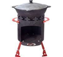 Круглая печь для казана Стальные Решения Ронда 36см ПКДКР36