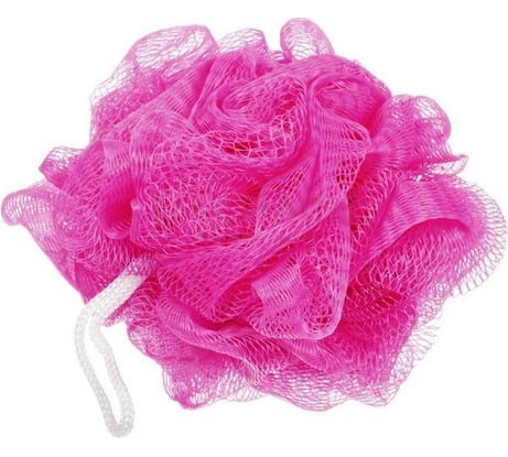 Банная мочалка EUROHOUSE Шарик нейлон, 25г, цвета в ассортименте 13301