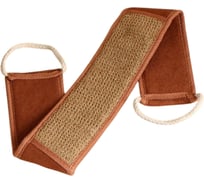 Мочалка EUROHOUSE рами, крапива, длинная с ручками, 73х8 см 5858