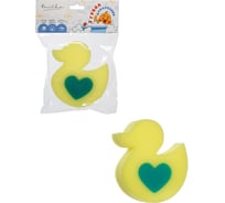 Губка для тела Banika Уточка, поролон, 13x14x4 см МГ0010