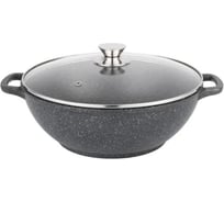 Казан Традиция готовить с любовью Кристалл литой, 28 см 4,0 л, стекло крышка ТКР0283И