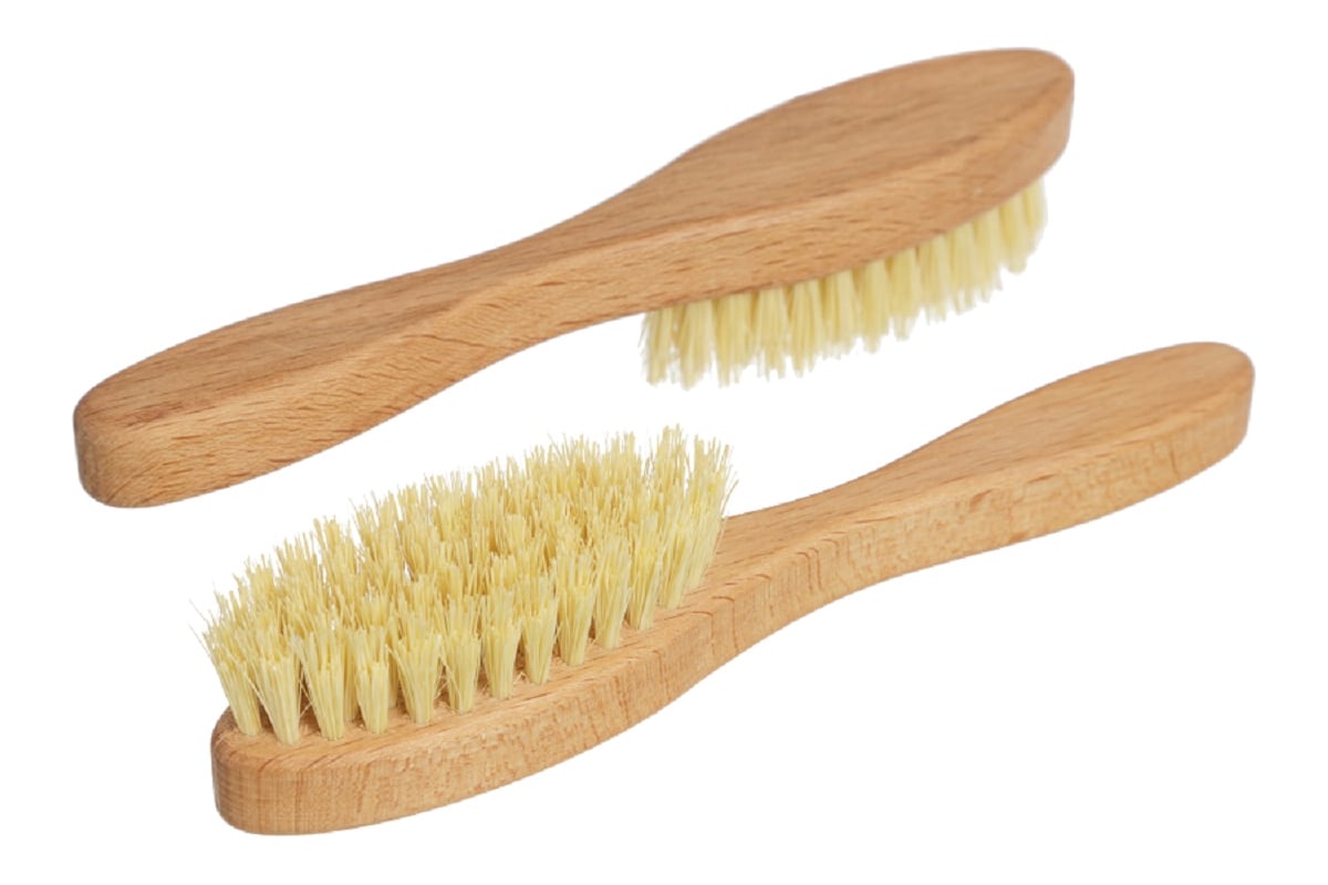 Щётка с ручкой для бороды YOZHIK натуральное растительное волокно ...