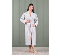 Халат вафельный Arya Home Waffle Soft унисекс, р. XXXL, серый 8680943253897