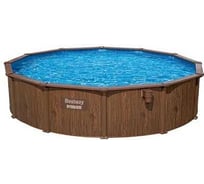 Каркасный бассейн BestWay 488x130см, композитный, 21490л, песч.фил.-нас. 5678л\ч, лестница, тент, подст, дисп. 561CU BW
