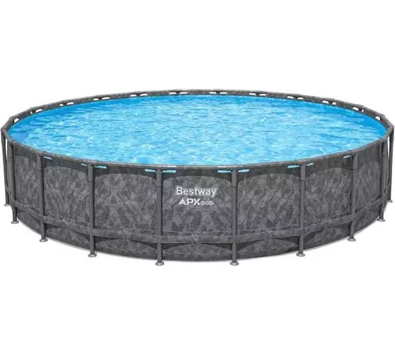 Каркасный бассейн BestWay 671x132см APX 365, 40377л, песочный фильтр-насос, лестница, тент, полисферы 561JZ BW