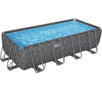 Каркасный прямоугольный бассейн BestWay 549x274x132см APX 365 16477л, песч.фил-насос, лестница, тент, полисферы 561KA BW