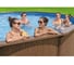 Каркасный бассейн BestWay 549x130см, композитный, 27221л, песч.фил.-нас. 5678л\ч, лестница, тент, подст,дисп 561CS BW 2