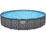 Каркасный бассейн BestWay 549x132см APX 365, 26000л, песочный фильтр-насос, лестница, тент, полисферы 561KC BW 1