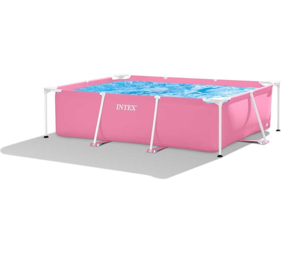 Каркасный бассейн INTEX Pink Metal Frame 220x150x60см, 1662л 28266