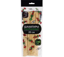 Шпажки-шампуры для шашлыка ОФИСМАГ бамбуковые 20 см, 100 штук, КП 107948 700660