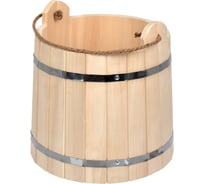 Ведро Банные Штучки 15 л, С лёгким паром, липа 31098