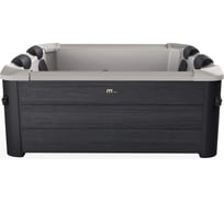 СПА-бассейн MSpa Oslo Plus 180x180x65 см, квадратный, гидромассаж, аэромассаж, (4 коробки A.B.C.D) F-OS063WP