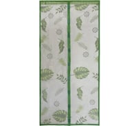 Сетка антимоскитная на магнитах Рыжий кот Капутомоскито дизайн Пальма, цвет белый 311273