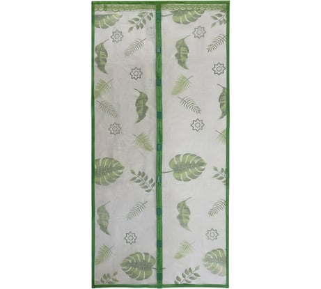 Сетка антимоскитная на магнитах Рыжий кот Капутомоскито дизайн Пальма, цвет белый 311273