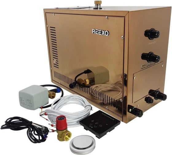 Парогенератор Reexo SteamTop Next 90S - 9 кВт, 380 В, для хаммама до 15 куб.м 182816
