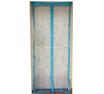 Штора-сетка от мух на дверь Domina на частичном магните 90х210 см AM-1258 /60 47499