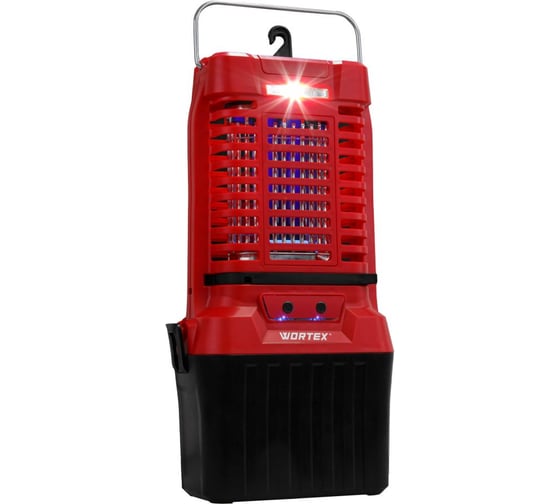 Аккумуляторный уничтожитель насекомых WORTEX CBZ 1825 XLT SOLO 18В, 10 Вт, напряжение сетки 2500 В, 33-65 л 1335862