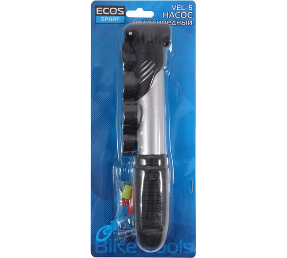 Велосипедный насос Ecos d 22 мм., 210 мм А VEL-5 000494